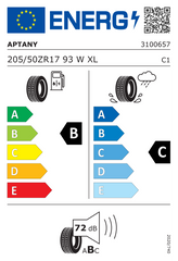 RA342 | 205/50/R17 W (93)