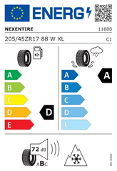N'BLUE 4SEASON 2 | 205/45/ZR17 W (88)